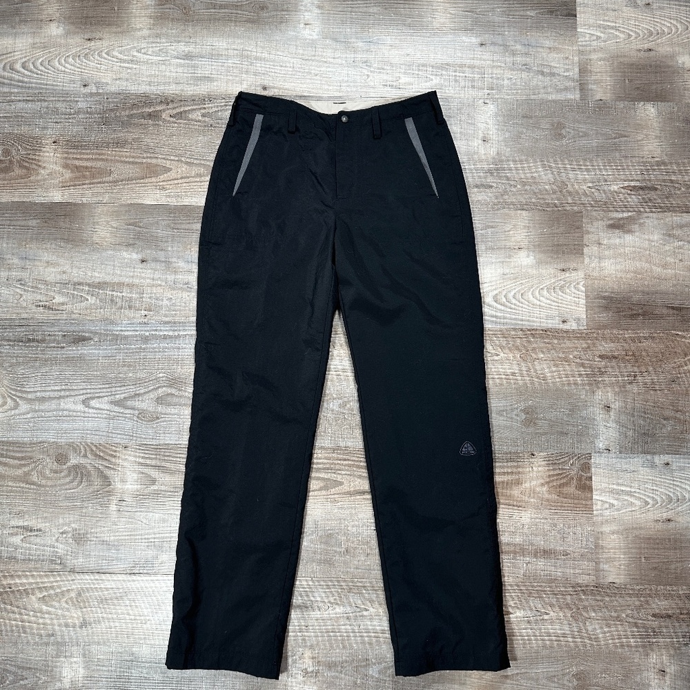 Nike ACG Pants Womens Medium 8 Lined Hiking Pockets Black Polyester